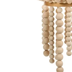 PUSWELI - Kroonluchter - Lichtbruin - Rubberhout