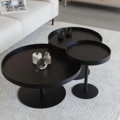 Puur - Lars sidetable zwart M