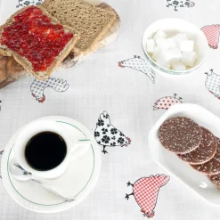 PVC Tafelzeil kippen - 140 x 200 cm