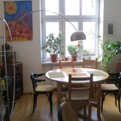 Qazqa booglampen booglamp xxl zilverkleurig e27