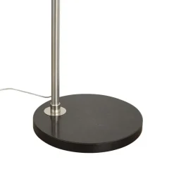 Qazqa booglampen booglamp xxl zilverkleurig e27