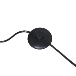 Qazqa booglampen shade-duo zwart e27