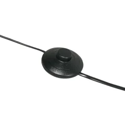 Qazqa booglampen vinossa zwart e27