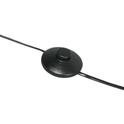 Qazqa booglampen vinossa zwart e27