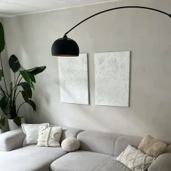 Qazqa booglampen xxl zwart e27