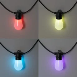 Qazqa buitenlampen chill zwart geïntegreerde led