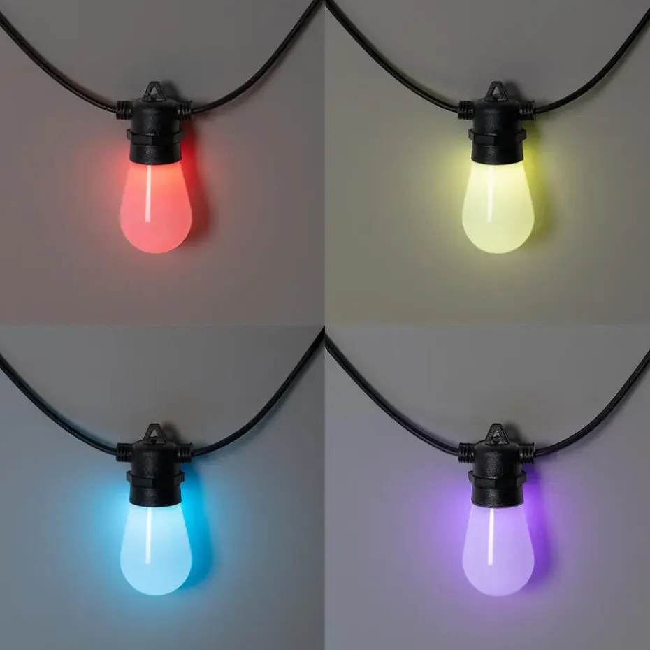 Qazqa buitenlampen chill zwart geïntegreerde led