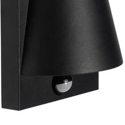 Qazqa buitenlampen met sensor femke zwart gu10