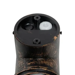 Qazqa buitenlampen met sensor kiki goudkleurig e27