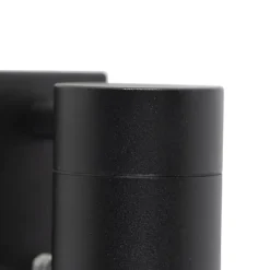 Qazqa buitenlampen met sensor solo zwart gu10