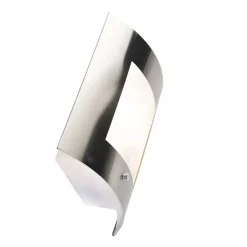 Qazqa buitenlampen met sensor emmerald zilverkleurig e27