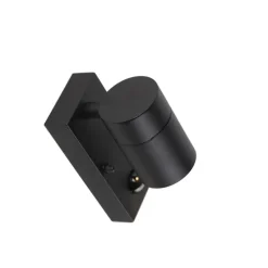 Qazqa buitenlampen met sensor solo zwart gu10