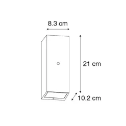 Qazqa buitenlampen met sensor baleno grijs gu10