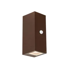 Qazqa buitenlampen met sensor baleno bronskleurig gu10