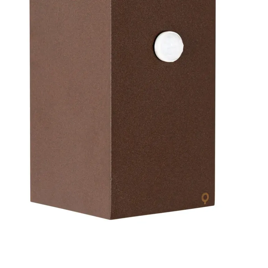 Qazqa buitenlampen met sensor baleno bronskleurig gu10