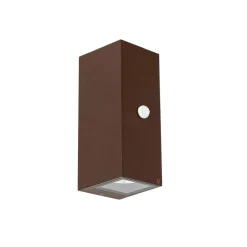 Qazqa buitenlampen met sensor baleno bronskleurig gu10