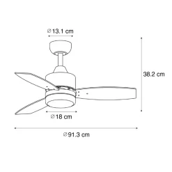 Qazqa buitenlampen toledo zwart geïntegreerde led