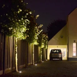 Qazqa grondspots basic zilverkleurig gu10