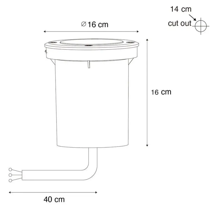 Qazqa grondspots delux zilverkleurig gu10
