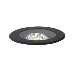 Qazqa grondspots delux zwart gu10