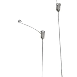 Qazqa hanglampen cage rack bruin e27