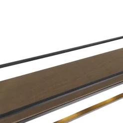 Qazqa hanglampen cage rack bruin e27