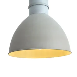 Qazqa hanglampen dory grijs e27
