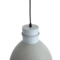 Qazqa hanglampen dory grijs e27