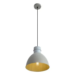 Qazqa hanglampen dory grijs e27