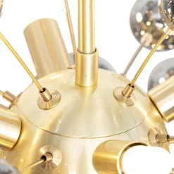 Qazqa hanglampen explode goudkleurig g9