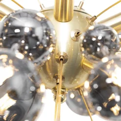 Qazqa hanglampen explode goudkleurig g9