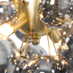 Qazqa hanglampen explode goudkleurig g9