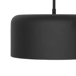 Qazqa hanglampen jinte zwart e27