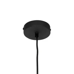 Qazqa hanglampen jinte zwart e27