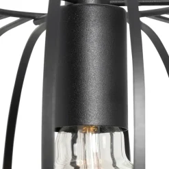 Qazqa hanglampen johanna zwart e27