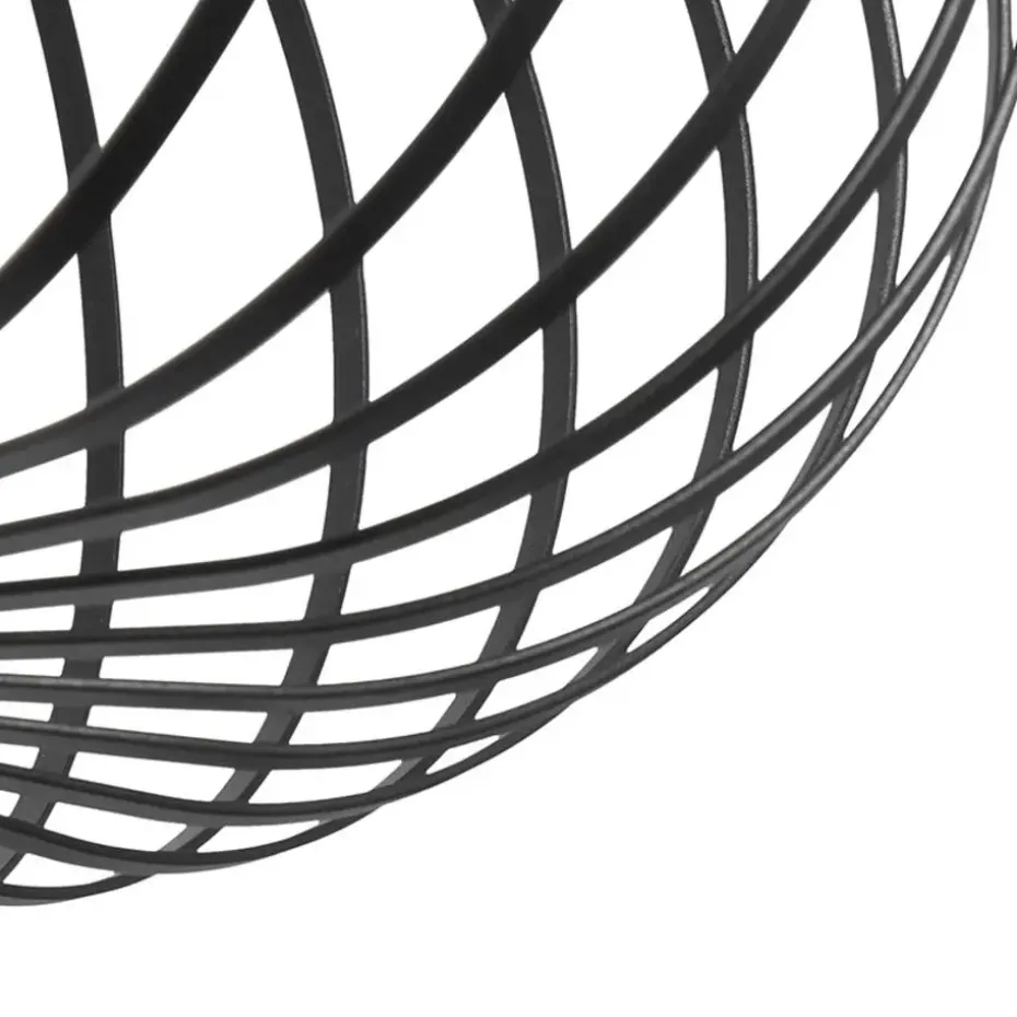 Qazqa hanglampen johanna zwart e27