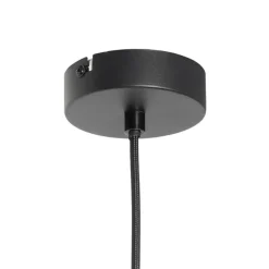 Qazqa hanglampen johanna zwart e27