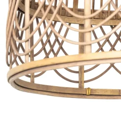 Qazqa hanglampen michelle bruin e27