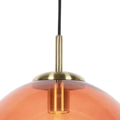 Qazqa hanglampen pallon roze e27