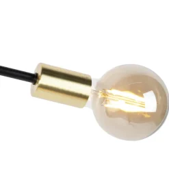 Qazqa hanglampen sydney goudkleurig e27