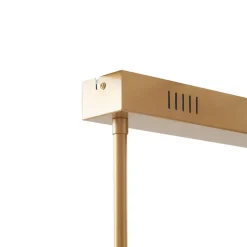 Qazqa hanglampen vive goudkleurig geïntegreerde led