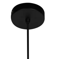 Qazqa hanglampen wire zwart e27