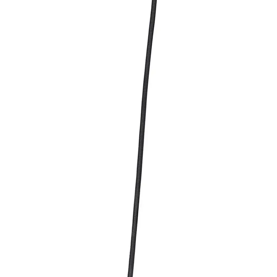 Qazqa hanglampen zuzanna grijs e27