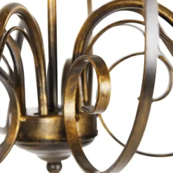 Qazqa kroonluchters giuseppe goudkleurig e14