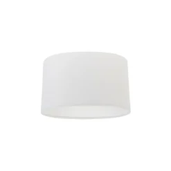 Qazqa lampenkappen extra schuin linnen wit
