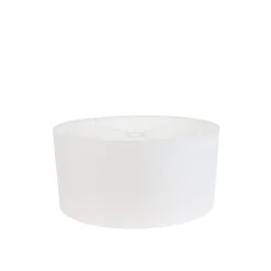 Qazqa lampenkappen extra schuin linnen wit