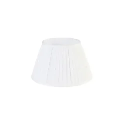 Qazqa lampenkappen plisse crème