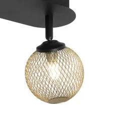 Qazqa opbouwspots athens goudkleurig g9