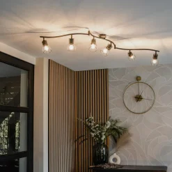 Qazqa opbouwspots botu zwart e14