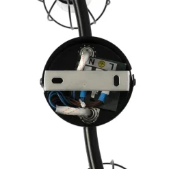 Qazqa opbouwspots botu zwart e14